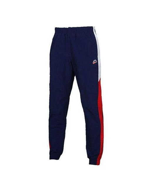 Nike Blue As Sportswear He Wr Pant Wvn Sign for men