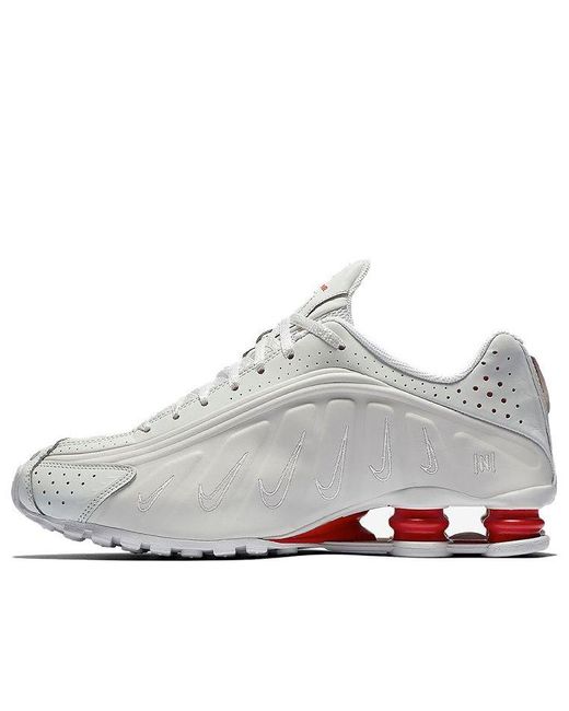 Nike White X Neymar Jr. Shox R4 'Platinum Tint' for men