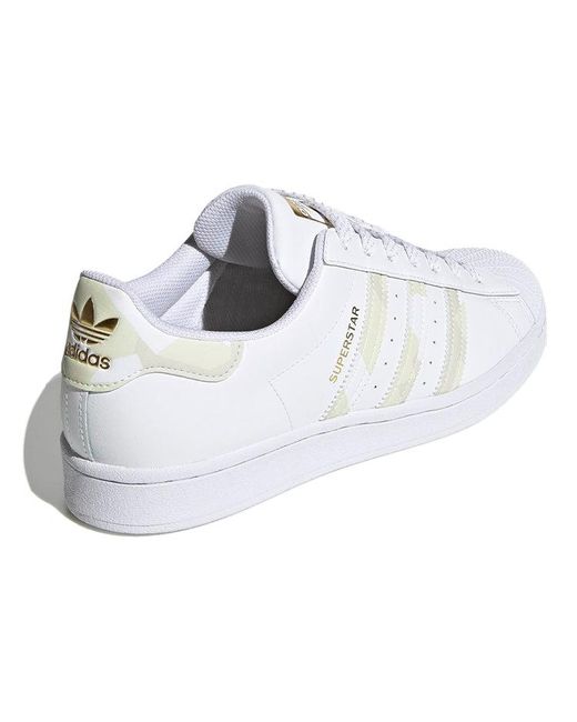 Adidas White Superstar 'Camo Stripe' for men
