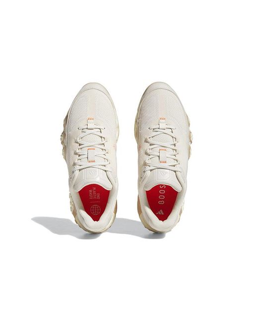 Adidas White Adicross Lo Boost Golf Shoes 'Wonder' for men