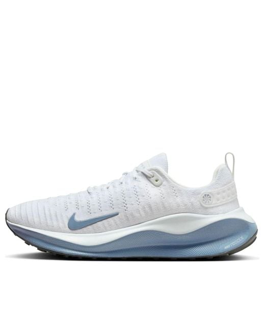 Nike White Reactx Infinity Run 4 'Summit Ashen Slate' for men