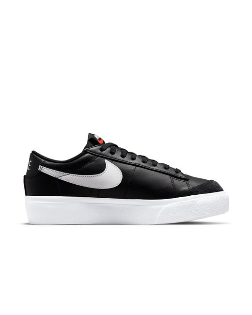 Nike Black Blazer Low Platform Shoes