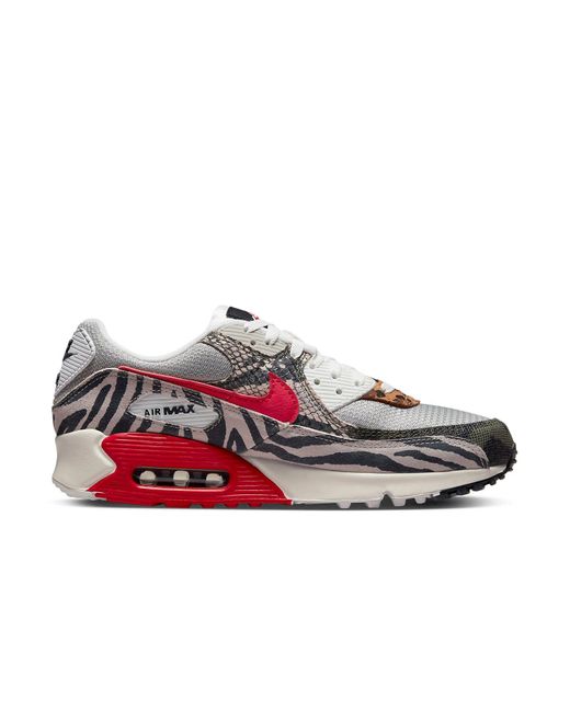 Nike Red Air Max 90 'Tunnel Walk' for men