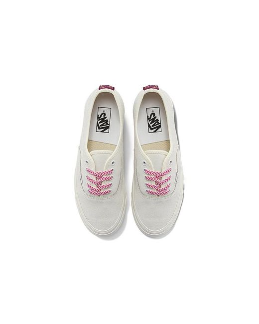 Vans White Authentic 44 Dx Classic Casual Skateboarding Shoes for men