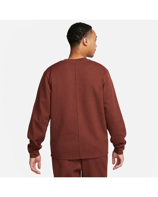 Nike Red Sportswear Therma-Fit Adc Tech Pack Crew 'Dark Pony Earth' for men
