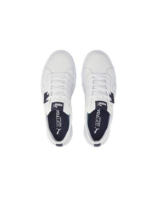 PUMA White Ever Cv Casual Skateboarding Shoes for men