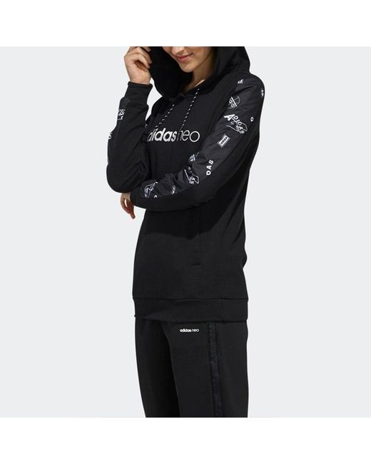 Adidas Black (Wmns) Neo Fav Hoodies