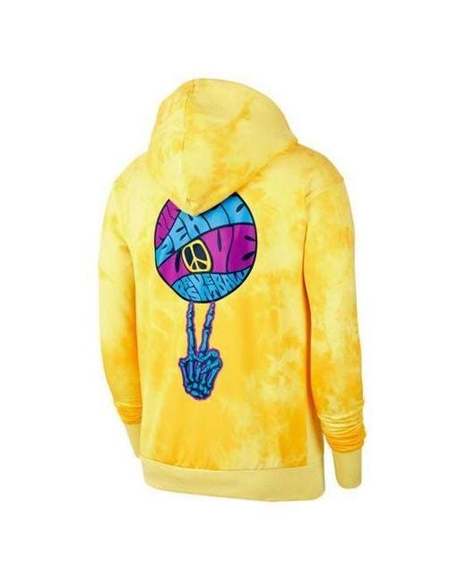 Nike Yellow Hardwood Basketball Pullover for men