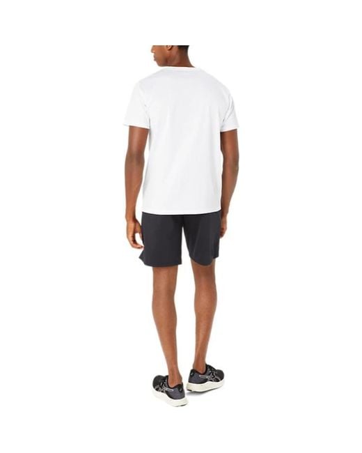 Asics White A-I-M Dry Short Sleeve T-Shirt 'Brilliant' for men