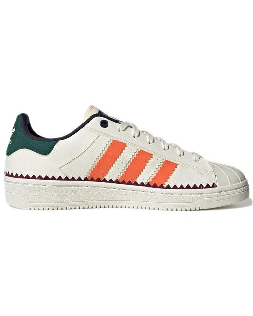 Adidas White Superstar Ot Tech Victory Crimson' for men