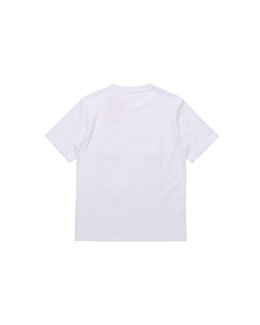 Li-ning White Graphic Loose Fit T-Shirt for men
