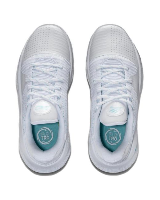 Under Armour Blue Curry 4 Low Flotro 'April Showers' for men