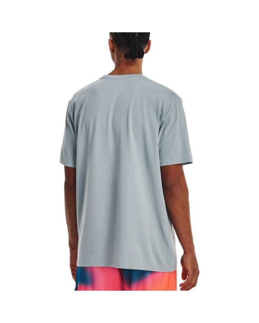Under Armour Gray Curry Mothers Day Logo T-Shirt for men
