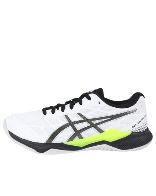 Asics White Gel-Tactic 12 Gunmetal Volt' for men