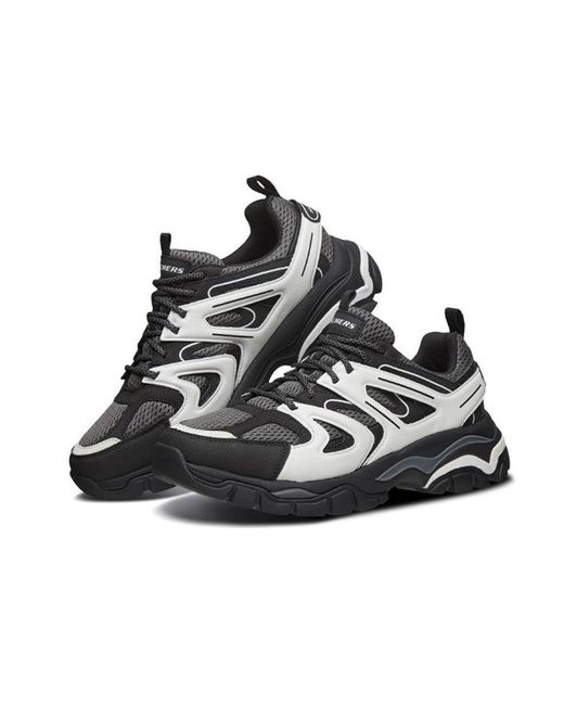 Skechers Black Rx Fit Stak Ultra Treso Casual Shoes for men