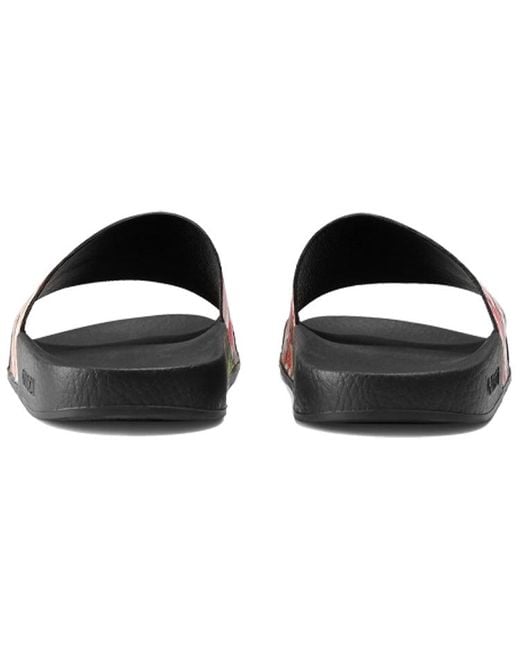 Gucci Natural (Wmns) Gg Supreme Slide 'Blooms'