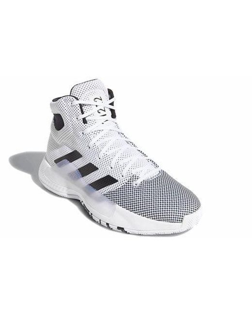 Adidas White Pro Bounce Madness 2019 'Cloud' for men