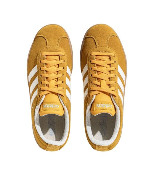 Adidas Yellow Vl Court Classic Gum' for men