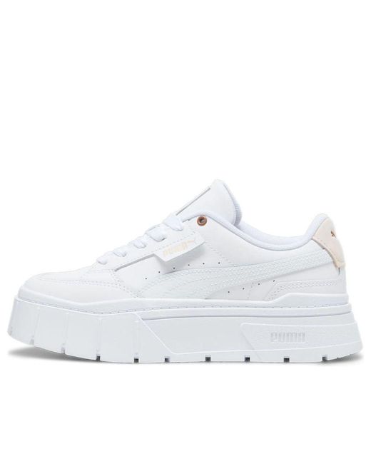 PUMA White (Wmns) Mayze Stack Soft Rosebay'