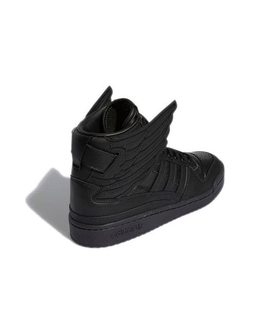 Adidas Black Jeremy Scott X Wings 4.0 'Core' for men