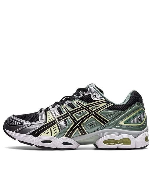 Asics Brown Gel-Nimbus 9 Sportstyle Shoes Pure' for men