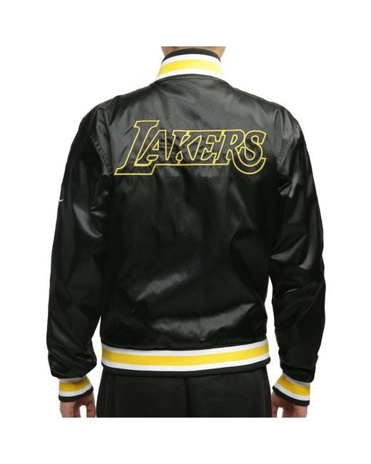 Nike Green Nba Los Angeles Lakers Reversible Sports Jacket for men