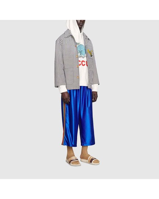 Gucci White X Freya Hartas Crossover Fw21 Animal Printing Drawstring for men