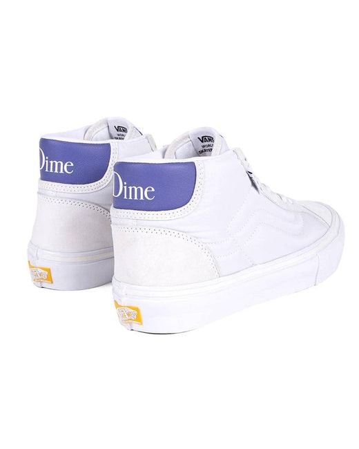 Vans White Dime X Skate Mid Skool Ltd 'Off' for men