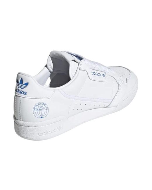 Adidas White Continental 80 'World Famous For Quality' for men