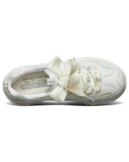 Skechers White (Wmns) D Lites 1.0