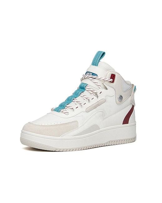 Anta White (Wmns) Fashion Series Sneakers High 'Light'