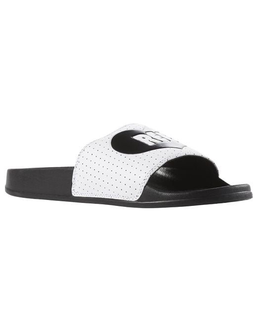 Reebok Black Classic Slide Soft Sole Cozy Flat Heel Sports Slippers