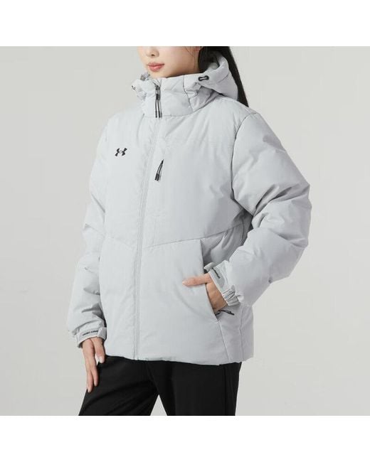 Under Armour Gray Winter Down Jacket for men