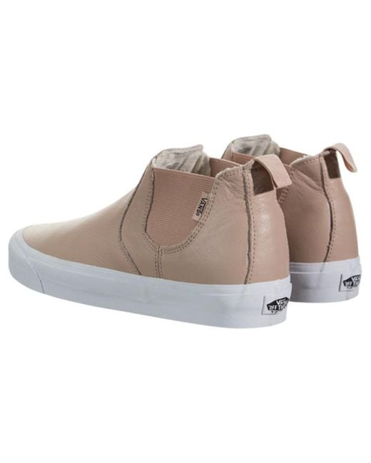 Vans Brown Slip-On Mid 'Mahogany Rose' for men