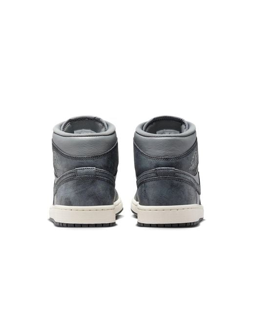 Nike Blue (Wmns) 1 Mid 'Distressed Smoke'