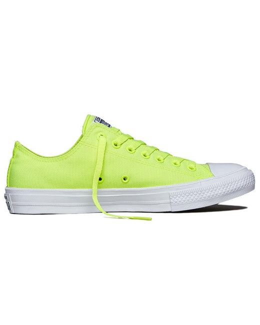 Converse Chuck Taylor All Star Ii Volt Green in White for Men | Lyst