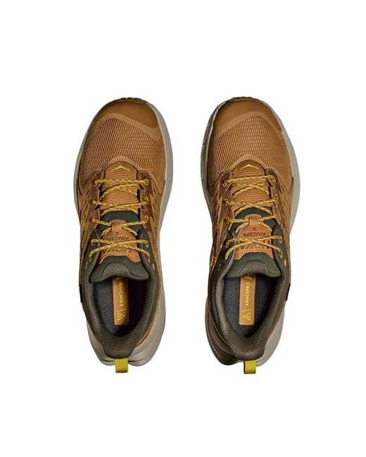 Hoka One One Brown Anacapa 2 Low Gore-tex Hiking Shoes for men