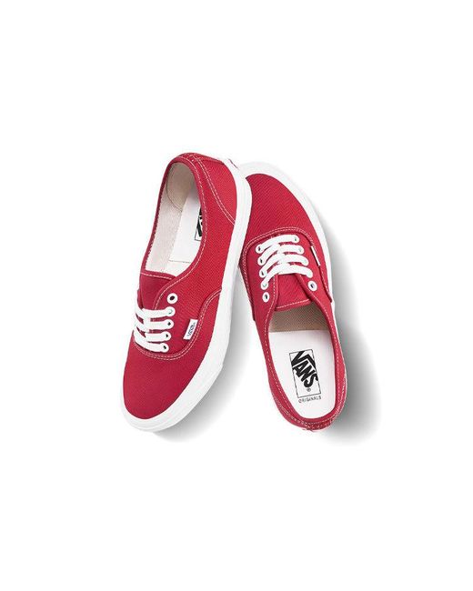 Vans Red Og Authentic Lx for men