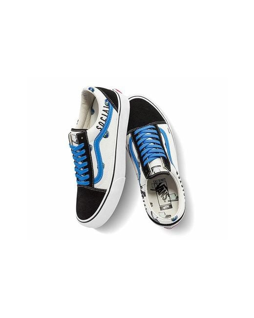 Vans Blue Cali Thornhill Dewitt X Vault Old Skool Lx Social Disaster' for men