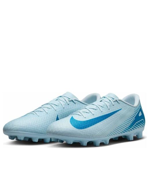 Nike Blue Mercurial Vapor 16 Academy Multi-Ground Low-Top Soccer Cleats for men