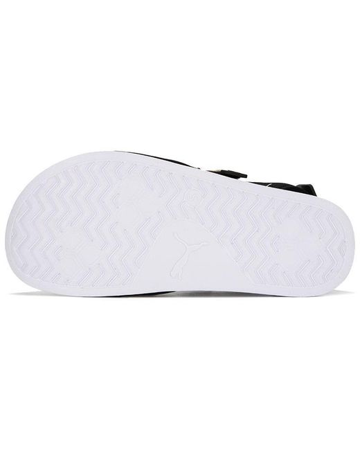 PUMA Black Leadcat City Sandal 'Toasted Almond' for men