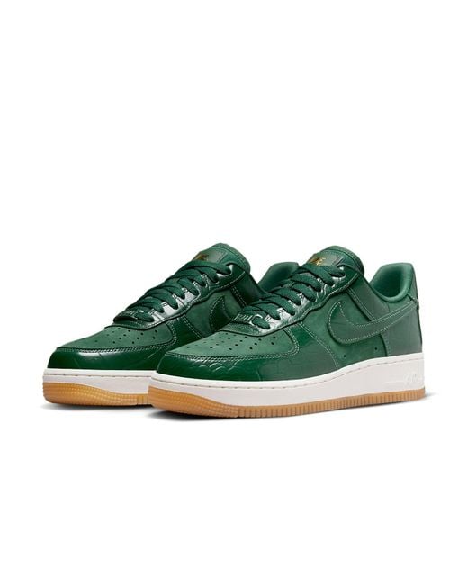 Nike Green (Wmns) Air Force 1 Low 'Patent Croc'