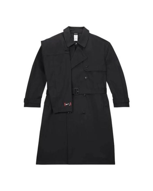 Nike Black X Martine Rose Trench Coat Asia Sizing Dv0851-414 for men