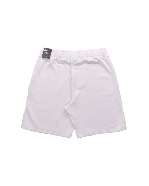 Nike Purple Sportswear French Terry Shorts Solid for men