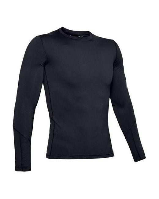 Under Armour Blue Ua Heatgear Armour Long Sleeves Sports Long Sleeves for men