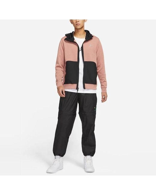 Nike Black Contrasting Colors Pocket Sports Jacket for men