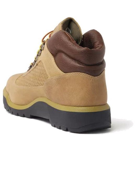 Timberland Brown X Kith Field Boots 'Leather Wheat' for men