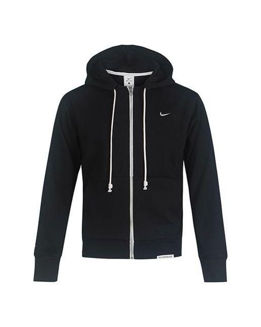 Nike Black As Nk Df Std Issue Fz Hoodie for men