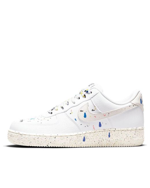 Nike White Air Force 1 '07 Lv8 'Paint Splatter' for men