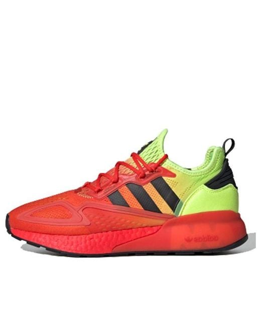 Adidas Red Zx 2K Boost 'Solar' for men